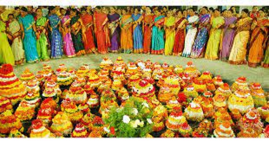 Bathukamma: Nine-day flower festival begins in the city with a colorful procession