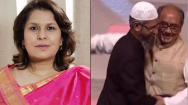 Disgusting for Supriya Shrinate, Prophet of Peace for Digvijay..! Congress' Stance on Zakir Naik?