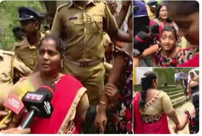 Sabarimala Temple Protest Live updates :50 people arrested so far, 2 women forced to return mid way
