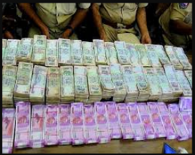Police seized illegal cash amid the MLC elections to be launched in several districts