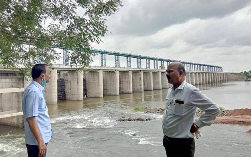 Karnataka: Hydel Power plant gets submerged due to intensive floods