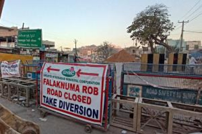 20-30 दिनों में खुल जाएगा फलकनुमा रेलवे ओवर ब्रिज