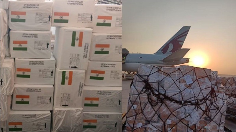 India Sends 30 Tons of Humanitarian Aid to Palestine Amid Ongoing Conflict