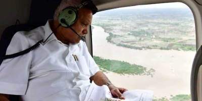 कर्नाटक के सीएम येदियुरप्पा ने किया बाढ़ प्रभावित क्षेत्रों का हवाई सर्वेक्षण