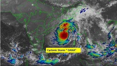 Cyclone 'Dana' Forms Over Bay of Bengal, Set to Hit Odisha and Bengal Coasts