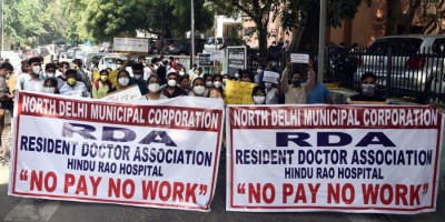 अनिश्चितकालीन हड़ताल पर उत्तरी दिल्ली नगर निगम अस्पतालों के डॉक्टर