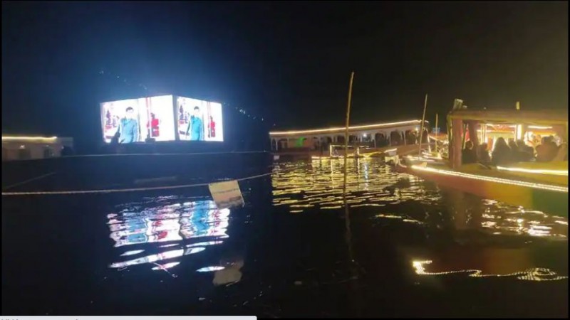 Asia’s first ‘floating cinema’ launched at Srinagar's Dal Lake