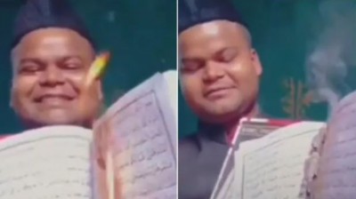 'Teaches to kill kafir..', Muslim man burnt Quran, arrested after Video goes viral