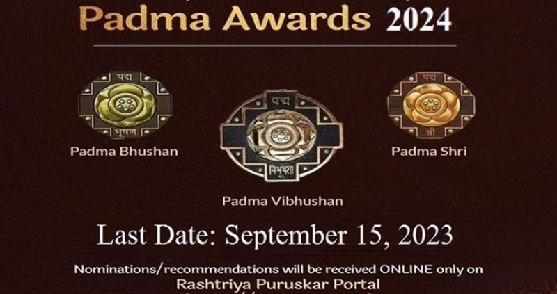 Nominations Open for Padma Awards 2025: Deadline September 15