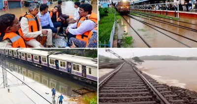 Torrential Rains Lead to Major Train Disruptions in Andhra and Telangana