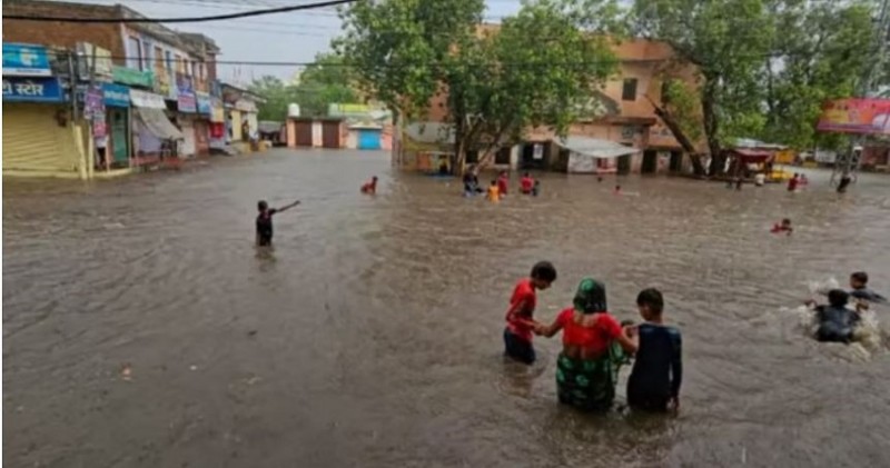 Heavy Rain Continues to Hit Parts of Rajasthan as Monsoon Stays Active in Eastern Region