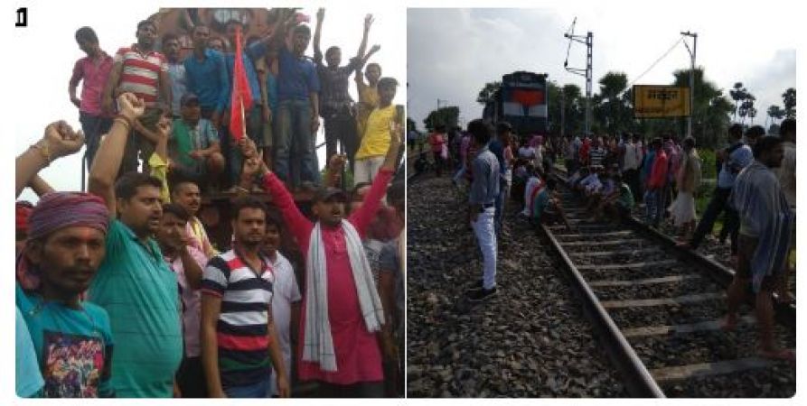 Bharat bandh live updates: Protesters set fire to tyres, stop train in Bihar