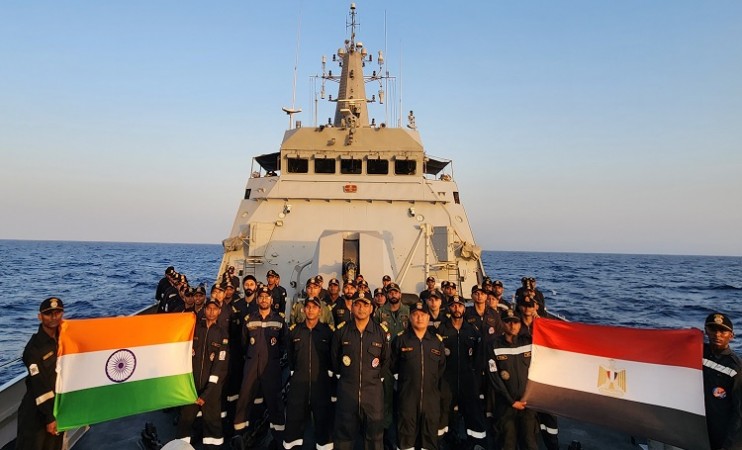 Indian Navy's INS Sumedha Joins 'Exercise Bright Star-23' in Egypt