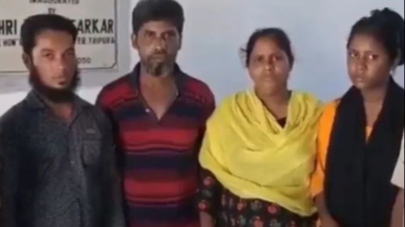 Four Bangladeshi Illegal Immigrants Apprehended at Tripura Railway Station