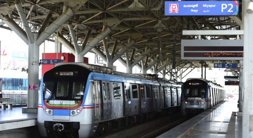 Hyderabad: Metros start after a massive gap of months; 19k travel on Monday