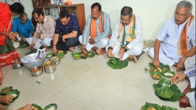 Union Minister Dharmendra Pradhan Celebrates 'Nuakhai' Festival in Odisha