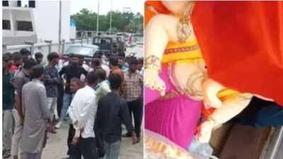 Religious Tensions Escalate: Muslim Mob Attacks Hindu Youths Protecting Ganesh Idol