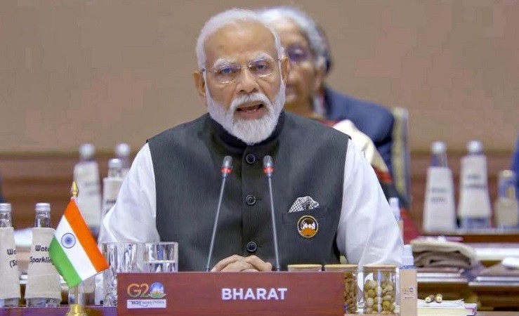 G20 Meet: Bharat on PM Modi's G-20 Name Card Photo