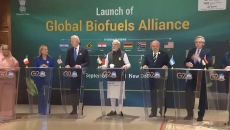 Global Biofuels Alliance Launched by PM Modi with US President Biden, Brazilian and Argentine Presidents, and Italian PM