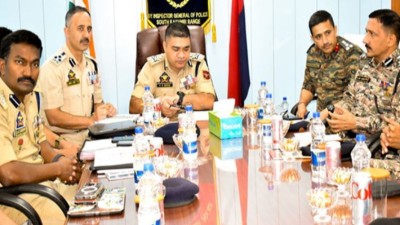 IGP Kashmir VK Birdi Reviews Security Measures for Upcoming Jammu and Kashmir Assembly Elections