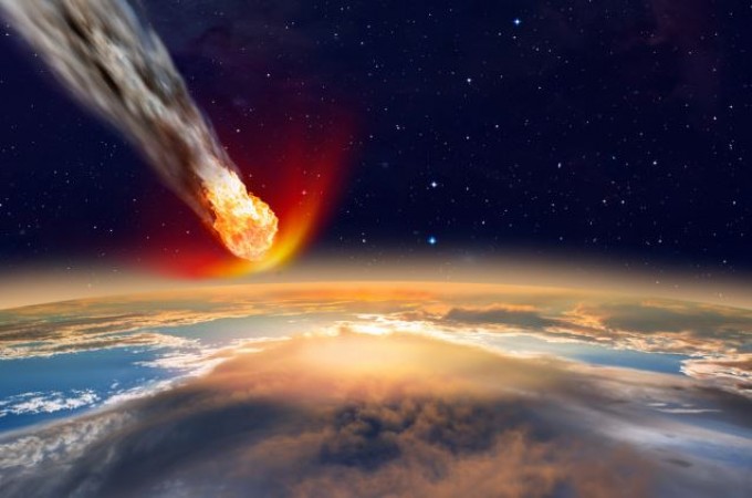 The Catastrophic Impact of a Moon-Sized Comet Collision with Earth