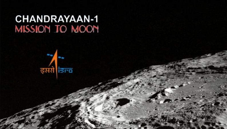 Chandrayaan-1 data shows Earth's Electrons Spark Lunar Water Formation