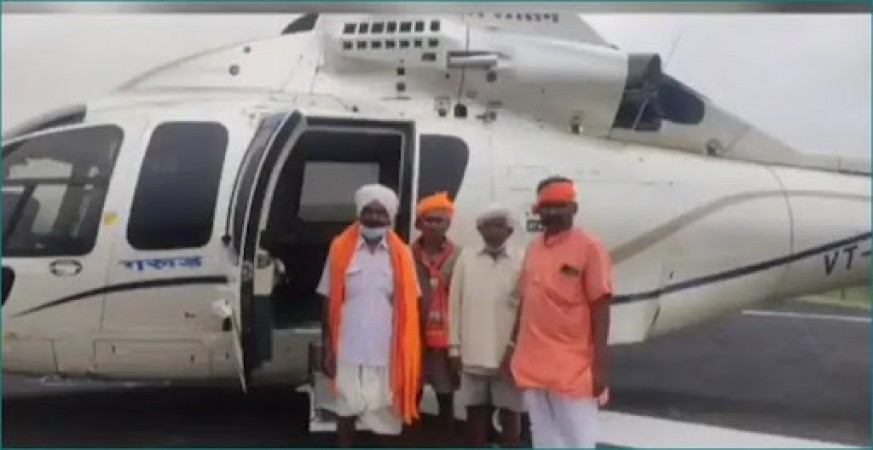 MP: CM Shivraj Singh fulfilled Tribal's dream of helicopter ride