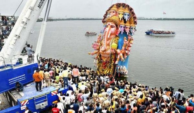 Government has geared up for immersion of Ganesh idol in Hussain Sagar: Animal Husbandry Minister