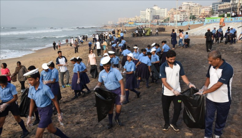 International Coastal Cleanup Day campaign launched by Eastern Naval Command (ENC)