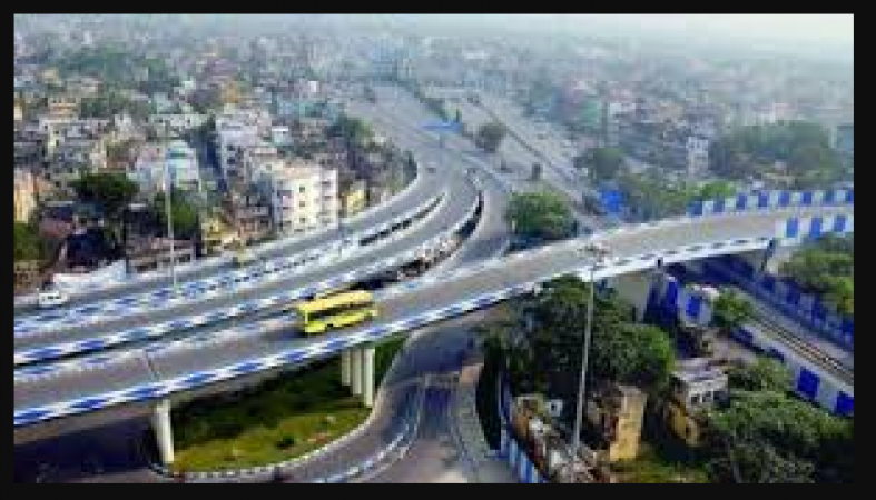 The four-lane elevated corridor is ready for traffic flow in Hyderabad