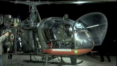 Indian Army Troops Conduct Night Operations in Ladakh Using Indigenous Dhruv Helicopters