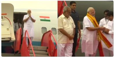 PM Modi arrives in Bhubaneswar; will launch several projects