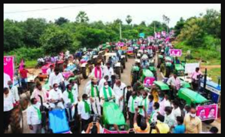 Farmers will organise a tractor rally thanks to CM KCR for this action