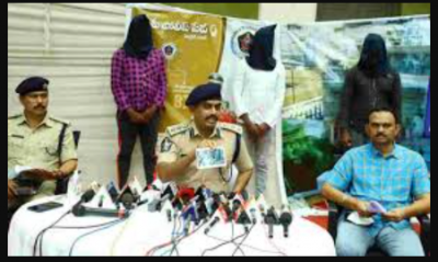 Three accused were arrested by the Tirupati police in the statue installation case
