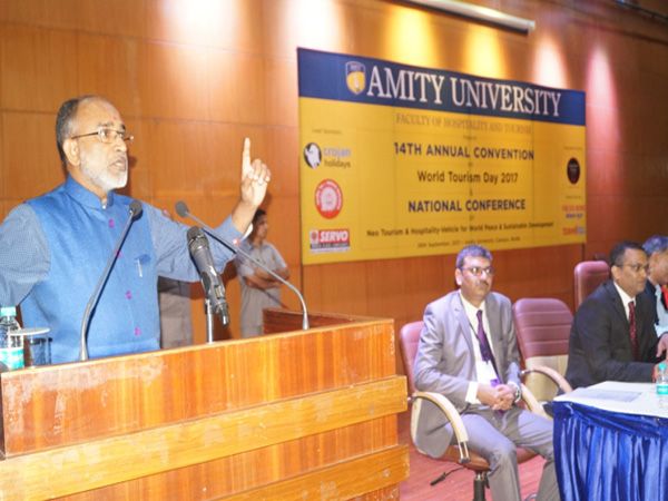 K.J, Alphons says, to boost tourism at Amity University