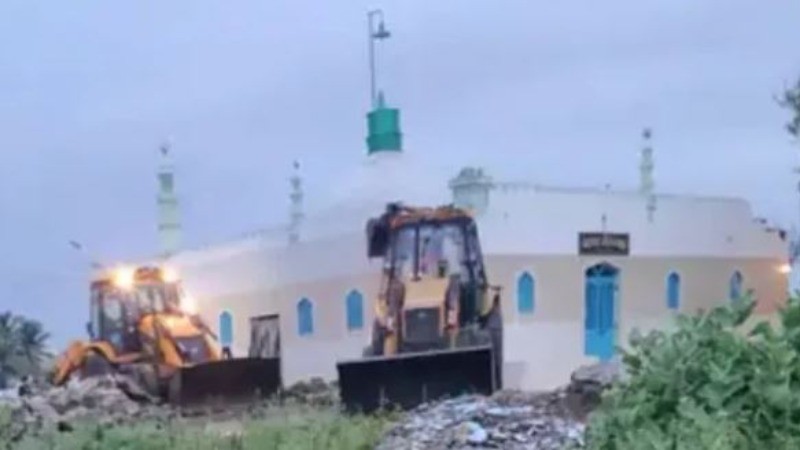 Gujarat Administration Demolishes Illegal Religious Structures Near Somnath Temple