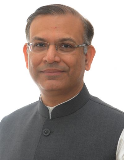 Jayant Sinha defending the government economic policies and support the BJP govt unlike his father Yashwant Sinha