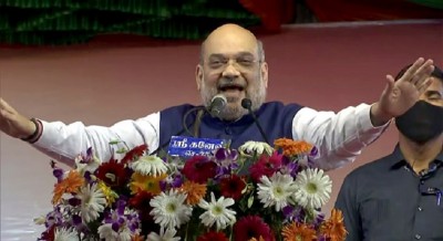 Amit Shah appeals Tamil Nadu to vote for double engine growth against DMK-Congress ‘dynasty’