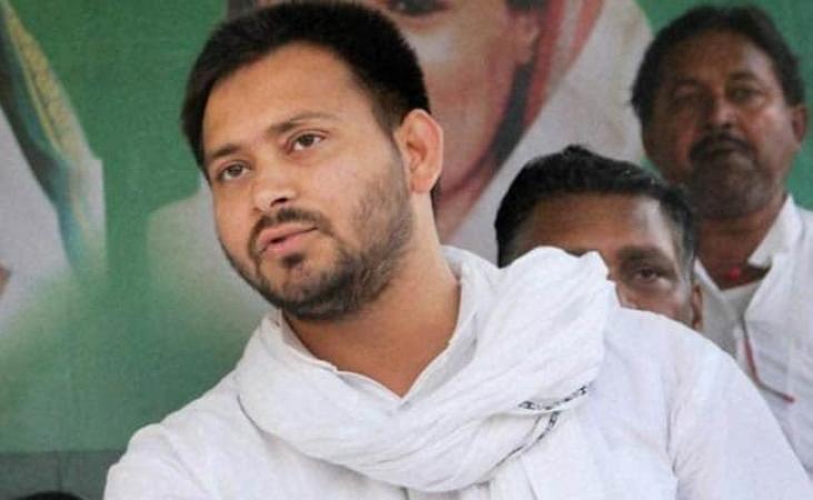 'Gross violation of human rights' Tejashwi after he was 'denied permission' to meet his father