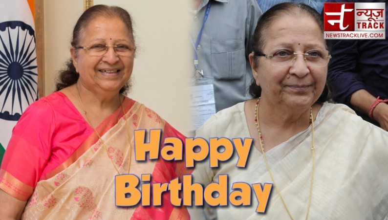 Sumitra Mahajan, the eldest and senior-most among women MP, celebrates 78 Birthday
