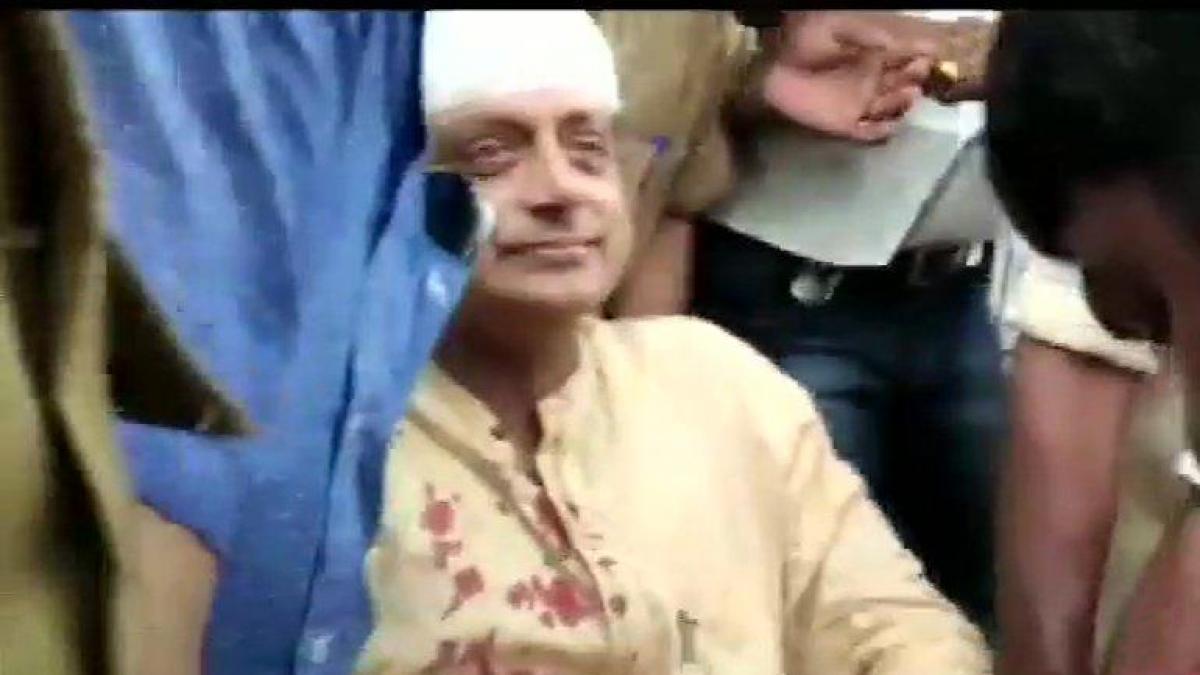 Shashi Tharoor injured during temple ritual, admitted to hospital