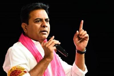 Chandrababu Naidu’s doubts on EVMs out of fear of defeat: KT Rama Rao