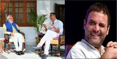 Rahul Gandhi became a Hindi poet to take jibe on PM Modi’s Non-Political Interview