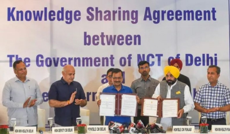 पंजाब सरकार ने दिल्ली सरकार के साथ ज्ञान-साझाकरण समझौते पर हस्ताक्षर किए