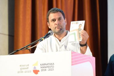 K'taka polls 2018: “Our manifesto is 'Mann ki Baat' of Karnataka people”, Rahul Gandhi