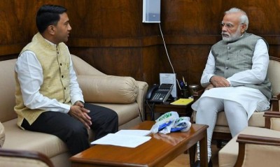CM Pramod Sawant meets PM Modi, discusses issues of Goa