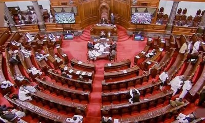 Rajya Sabha adjourned twice amid uproar