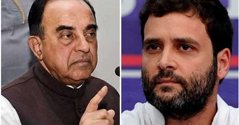 Subramanian Swamy Files PIL in Delhi HC, Seeks Cancellation of Rahul Gandhi's Indian Citizenship