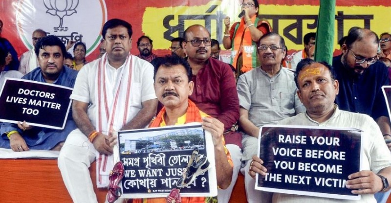 BJP Launches Series of Statewide Protests Against Kolkata Rape and Murder Case