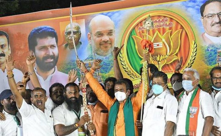 TN BJP ends vetrivel Yatra, in preparation for upcoming polls, TN elections 2021